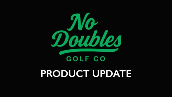Weekly Update: Thank You for Helping Us Build No Doubles